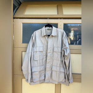 Vintage Beige Utility Jacket